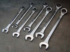 7PC 12-Point Open & Box End Combination Wrench Set (1-5/16