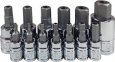 13pc. Tamper Resistant SAE Hex Bit Socket Set