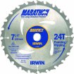 7-1/4" 24T Silicone Coated Carbide Circular Saw Blade (10 Blades)