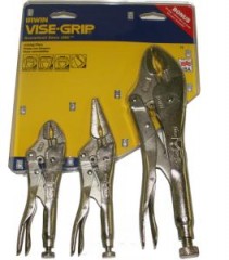 3PC Vise Grip Plier Set