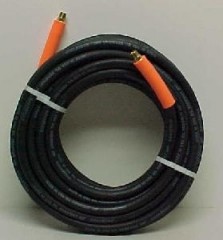 3/8" x 25' USA Black Rubber Air Hose