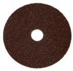 9" x 7/8" 24G Aluminum Oxide Resin Fiber Sanding Disc - Red (25 Discs)