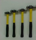 4PC Ball Pein Hammer Set w/Fib. Handle