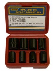 3/8" Impact Socket Set  (5/16" To 3/4)