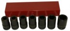 8PC 1"Dr Deep Impact Socket Set (13/16" Square to 1-1/2")