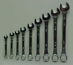 10PC Open & Box Combination Wrench Set  (1/4"-3/4")