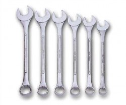6PC Open & Box End Combination Wrench Set  (1-3/8" To 2")