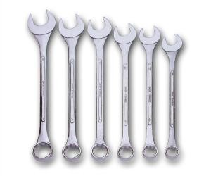 6PC Open & Box End Combination Wrench Set (1-3/8
