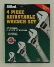 Allied 4PC Adjustable Wrench Set