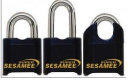 CCL Super Sesame 1" Keyless Padlock  (5 Padlocks)