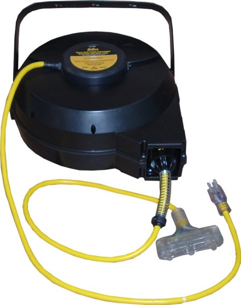 Coleman Cable 12/3 50' Luma-Site Industrial Retractable Cord Reel at  Arizona Tools