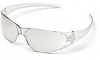 Clear Frame Clear-Mirrored Lens I/O Coated  (12 Safety Glasses)