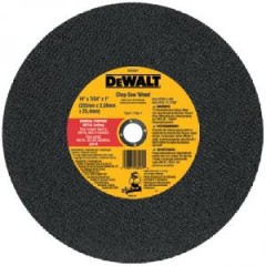 Dewalt 14" x 7/64" x 1" General Purpose Chop Saw Wheel  (10 Wheels)