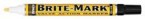 Dykem Brite-Mark Medium Yellow Valve Action Marker Pen (12 Markers)