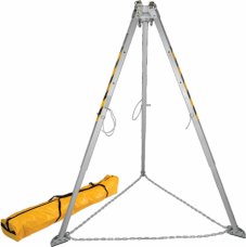 Confined Space Tripod 5' - 8' Adjustable w/Storage Bag, Technora Rope