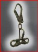 Tower Climber Spreader Hook w/ Carabiner & Rebar Hook