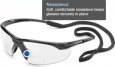 Conqueror MAG 1.5 Bifocal Black Frame/Clear Lens Safety Glasses (20PK)