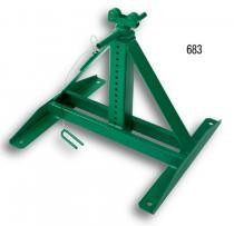 Greenlee 683 Screw Type Reel Stand (Height: 22 to 54; 2,500-lb