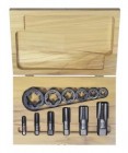 Hanson 12PC Hexagon Re-threading Die Set (HCS) & (HSS)