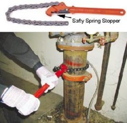 1" to 6" OD Chain Pipe Wrench  (19-1/4" Handle)