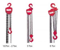 3-Ton Heavy Duty H-100 Series Manual Chain Hoist  (20' Lift)