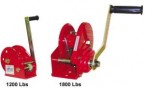 1,200 Lbs Cap.Hand Winch w/Automatic Brake (76' Rope Storage)