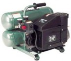 Hitachi 2 HP Electric Portable Air Compressor, Oil Lubricated