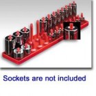Hansen 1/2" Drive Metric Deep Sockets & Regular Socket Tray