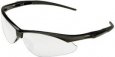 Nemesis Black Frame/Clear Lens Safety Glasses