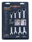 4PC Metric Ratcheting Combination Wrench Set (10mm to 14mm)