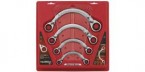 4PC SAE Half Moon Reversible Ratcheting Wrench Set