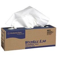 Wypall L30 Economizer White Wipers (6 Pop-Up Boxes of 120 Wipers)
