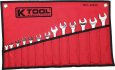 13PC Combination Wrench Set Metric (7mm to 19mm)