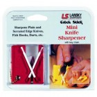 Lansky Mini Crock Stick Knife and Fish Hook Sharpener with Keychain