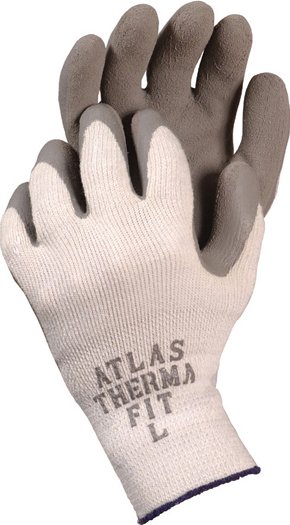 ATLAS Therma Fit Gray Latex Palm Coated Glove (12pk)