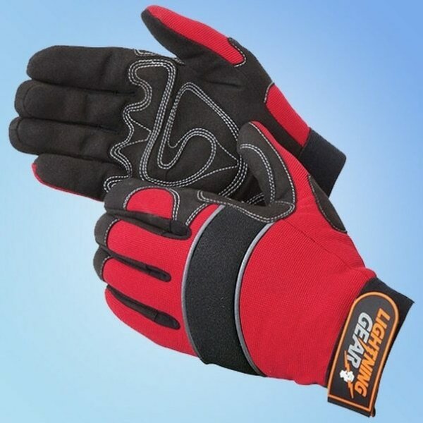 Medium Crimson-Warrior Mechanics Glove (6 Pairs)