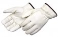 White Cowhide Driver Work Glove - Large (12PK)