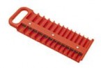 Lisle 26PC 1/4" Drive Red Magnetic Socket Holder