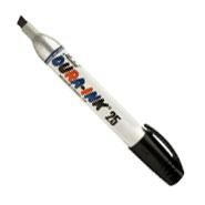 Markal Red Dura-Ink Medium Chisel-Tip Felt Tip Marker  (12 Markers)