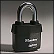 2-5/8" Weather Tough Pad Lock Keyed Diff. Shackle: 1-3/8"  (6 Padlocks)