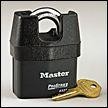 2-5/8" High Security Pad Lock Keyed Diff. Shackle: 3/4" (6 Padlocks)