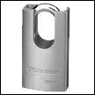 Solid Steel Pad Lock Keyed Different Shrouded 1-1/16" (6 Padlocks)