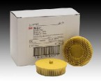 3M 3" Yellow Roloc Bristle Disc 80-Grit (10 Discs)