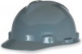 Gray V-Gard Hard Hat w/ Ratcheting Suspension