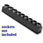 MTS Black 1/2" Drive Magnetic Socket Holder