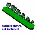 MTS Neon Green 1/4" Drive Universal Magnetic Socket Holder