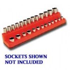 MTS Red 1/4" Drive Shallow/Deep Socket Holder
