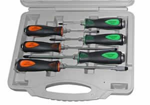 Mayhew 6PC CATS PAW Capped End Screwdriver Set