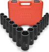 14PC 1/2"Dr  Deep Metric Impact Socket Set (11mm to 32mm)