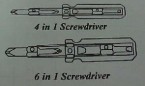 6-in-1 Quick Change Screwdriver (12 Screwdrivers)